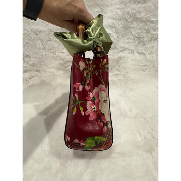 Gucci Blooms Mini Bamboo Shopper Tote - Picture 4 of 8